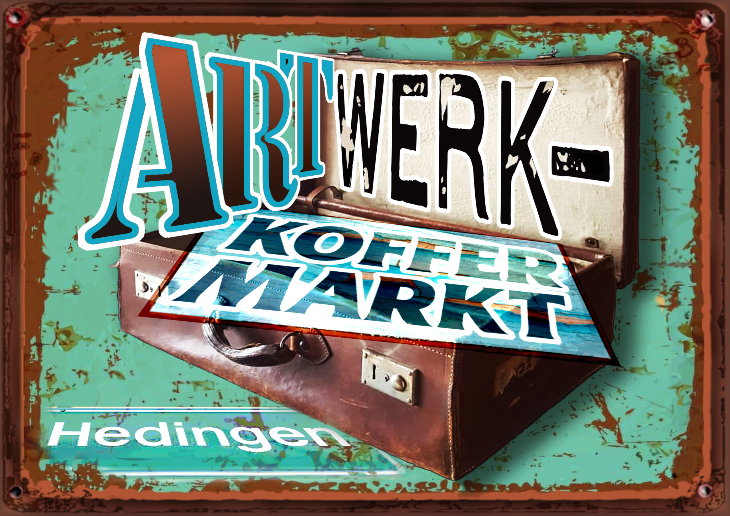 ArtWerk-KofferMarkt und Live-Art-Performance